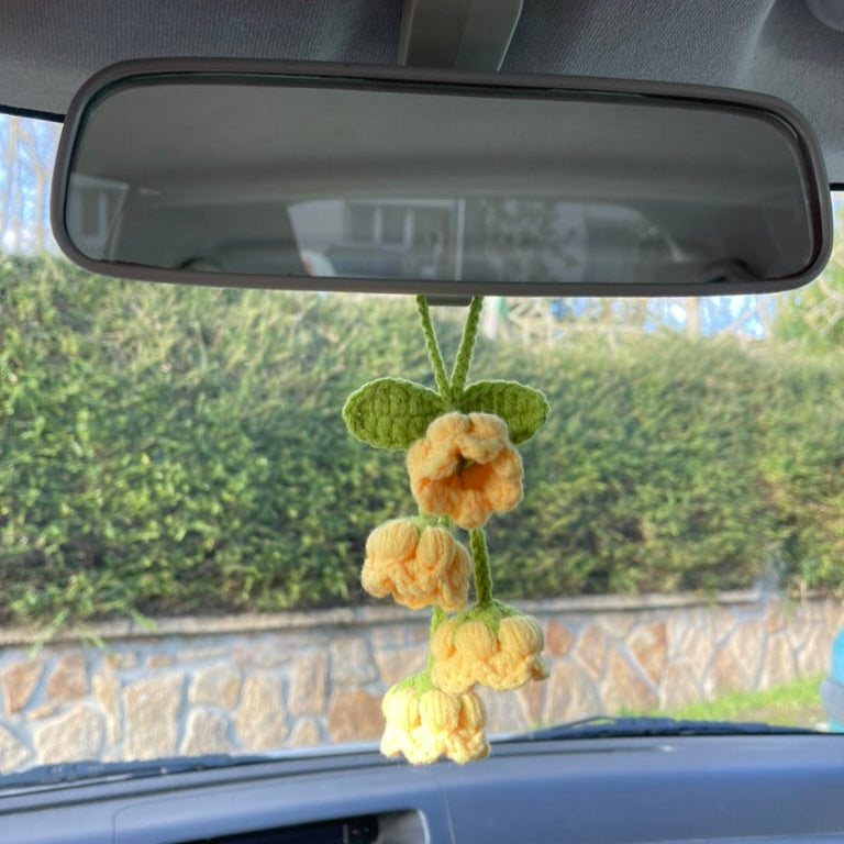 Clochette fleurie suspendue