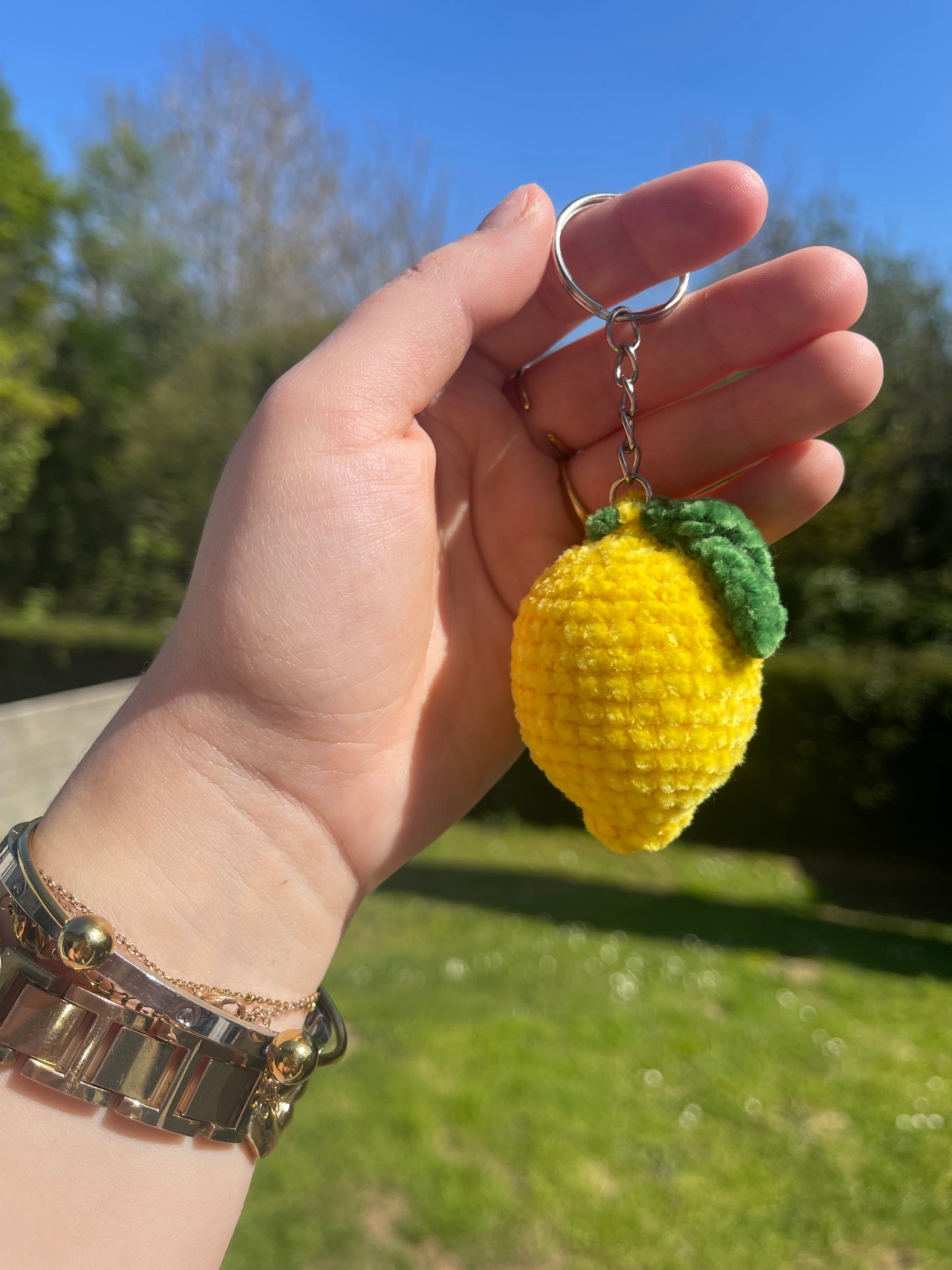 Citron porte clé