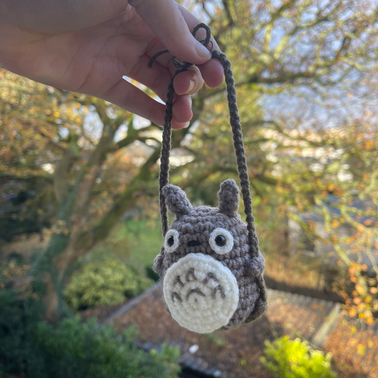 Totoro sur sa balançoire