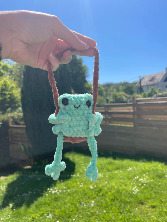 Wilbur sur sa balançoire